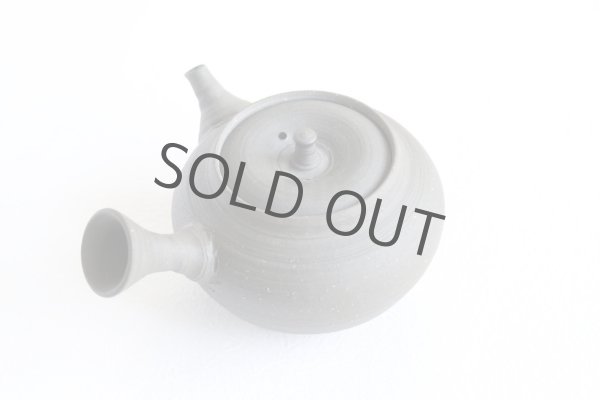 Photo2: Tokoname Kyusu Japanese tea pot yakishime ellipsoidal Gafu Ito 240ml  (2)