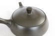 Photo3: Tokoname Kyusu Japanese tea pot flat shape reductional fire Gafu Ito 90ml  (3)