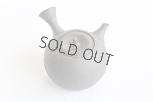 Photo12: Tokoname Kyusu Japanese tea pot yakishime round Gafu Ito 220ml  (12)
