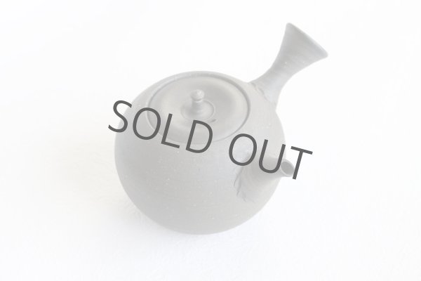 Photo11: Tokoname Kyusu Japanese tea pot yakishime round Gafu Ito 220ml  (11)