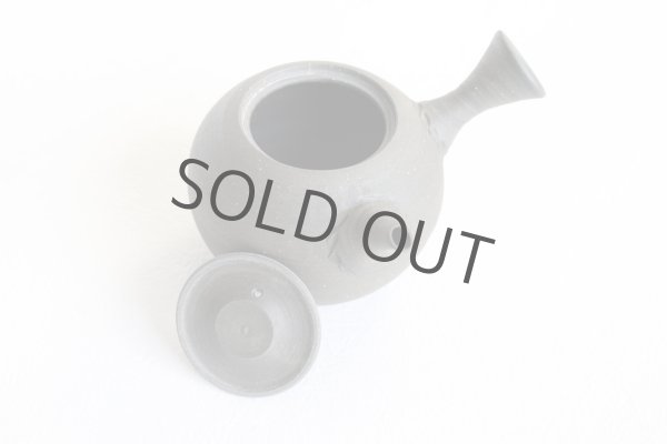 Photo10: Tokoname Kyusu Japanese tea pot yakishime round Gafu Ito 220ml  (10)