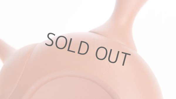 Photo3: Tokoname tea pot kyusu Jinsui Kiwami shudei red hana 370ml (3)