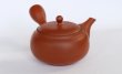 Photo4: Tokoname tea pot kyusu Jinsui Kiwami shudei red kama 270ml (4)