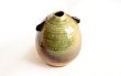 Photo1: Shigaraki pottery Japanese small vase mimi bidoro H 13cm (1)