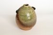 Photo3: Shigaraki pottery Japanese small vase mimi bidoro H 13cm (3)