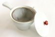Photo5: Arita imari sd Porcelain Japanese tea pot kyusu white hakuji aka 380ml (5)