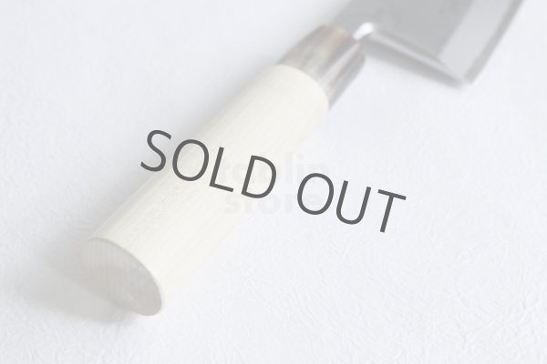 Photo2: SAKAI TAKAYUKI Uzusio Yasuki white-2 steel Japanese Deba knife (2)