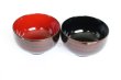 Photo9: Japanese Echizen Urushi lacquer soup bowl wan kohaku D10.9cm set of 2 (9)