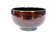 Photo8: Japanese Echizen Urushi lacquer soup bowl wan kohaku D10.9cm set of 2 (8)