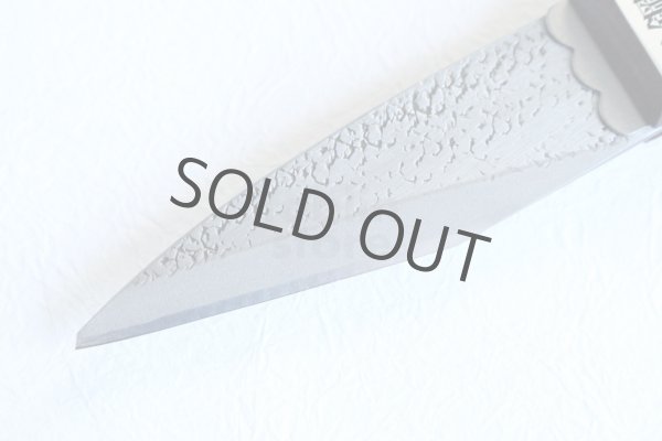 Photo3: Left Hand Kiridashi knife Japanese Grafting Folding Woodworking Okeya Yasuki blue 2 steel BW 27mm (3)