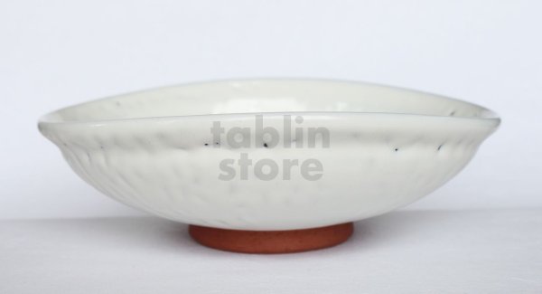 Photo3: Hagi ware Japanese Serving bowl Seikan W250mm (3)
