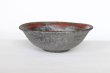 Photo5: Shigaraki pottery Japanese soup noodle serving bowl Ginsai hira red D160mm (5)