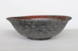 Photo4: Shigaraki pottery Japanese soup noodle serving bowl Ginsai hira red D160mm (4)
