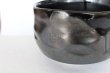 Photo8: Mino Japanese pottery tea ceremony matcha bowl kuro black shining glaze chawan (8)