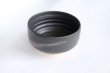 Photo7: Shigaraki pottery Japanese tea bowl black do nagashi chawan Matcha Green Tea  (7)