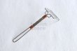Photo4: Tofu strainer stainless with copper bean curd ladle square 4.5 cm　   (4)
