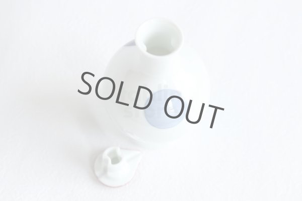 Photo5: Arita imari sd Porcelain Japanese soy sauce bottle  nishokumarumon 140ml (5)