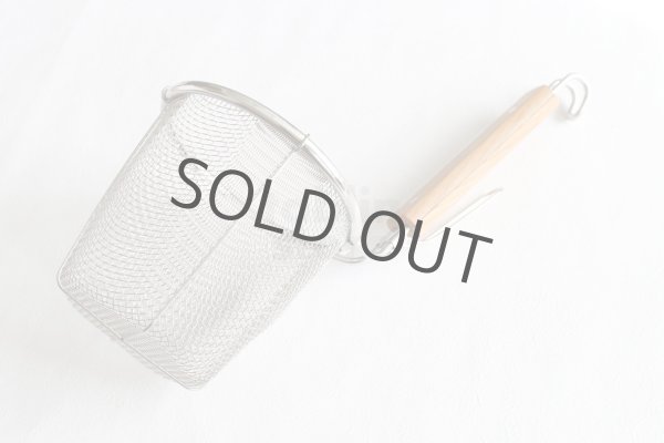 Photo6: ramen strainer stainless steel shin noodle for professional 140 x 130 mm (6)