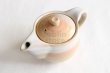 Photo12: Hagi yaki ware Japanese tea pot Maru with stainless tea strainer 480ml (12)