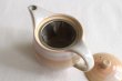 Photo10: Hagi yaki ware Japanese tea pot Maru with stainless tea strainer 480ml (10)