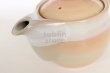 Photo4: Hagi yaki ware Japanese tea pot Maru with stainless tea strainer 480ml (4)