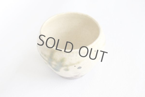 Photo2: Shigaraki pottery Japanese matcha tea bowl chawan ippuku green midori (2)
