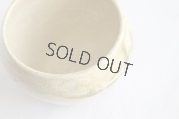 Photo3: Shigaraki pottery Japanese matcha tea bowl chawan ippuku green midori (3)