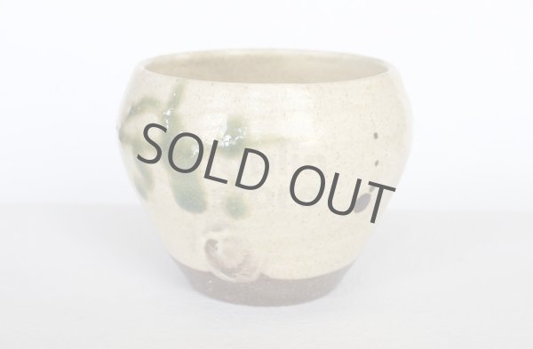 Photo6: Shigaraki pottery Japanese matcha tea bowl chawan ippuku green midori (6)