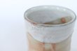 Photo4: Hagi ware kumi yunomi Japanese tea cups pottery akimi Kashun Mukuhara set of 2 (4)