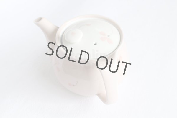 Photo2: Arita yaki ware Sakura pink Japanese tea pot 450ml (2)