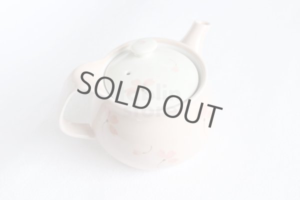 Photo3: Arita yaki ware Sakura pink Japanese tea pot 450ml (3)
