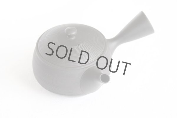 Photo8: Tokoname YT ware Japanese tea pot Gyokko ceramic tea strainer black syudei 300ml (8)