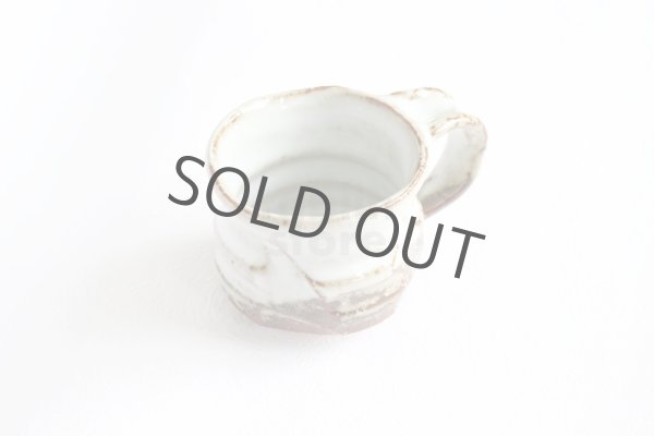 Photo8: Hagi ware Japanese pottery mug coffee tea cup Kashun with saucer 170ml (8)