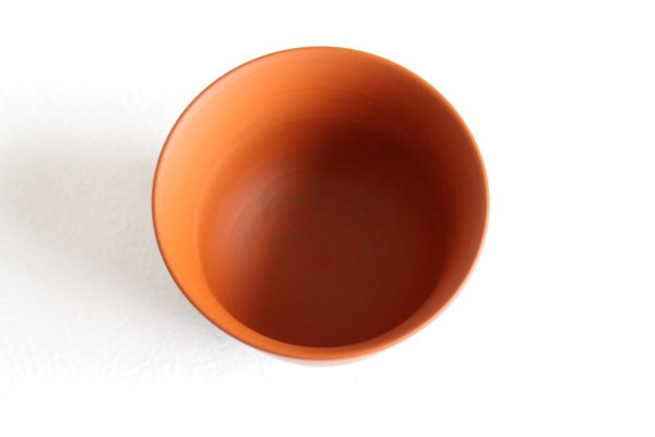 Photo4: Tokoname Japanese Yunomi tea cups Koji Iwase syudei yohen red 85ml set of 2 (4)