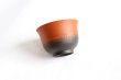 Photo6: Tokoname Japanese Yunomi tea cups Koji Iwase syudei yohen red 85ml set of 2 (6)