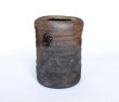 Photo8: Shigaraki pottery MG Japanese wall-hanging vase tabimakura kamahen H13cm (8)