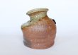 Photo6: Shigaraki pottery MG Japanese wall-hanging vase ko uzukumaru H10.5cm (6)