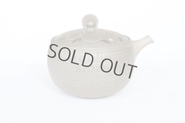 Photo13: Tokoname pottery YT Japanese tea pot kyusu yakishime Yutaka karakusa 300ml (13)