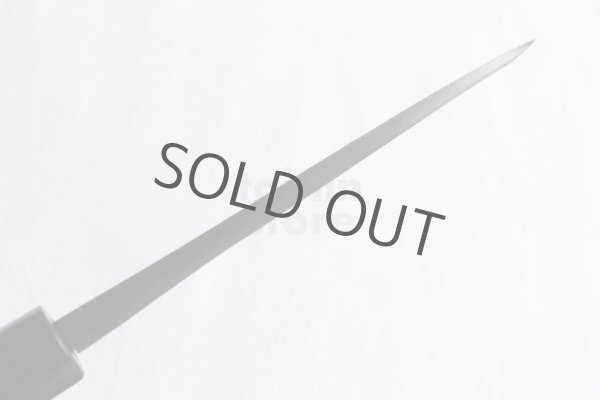 Photo7: Takayuki Iwai white 1 steel Ibuki Kurouchi black Deba D-shape handle 180mm (7)