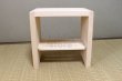 Photo4: Japanese Hiba-Hinoki bath chair natural wood Stool yc H30cm (4)