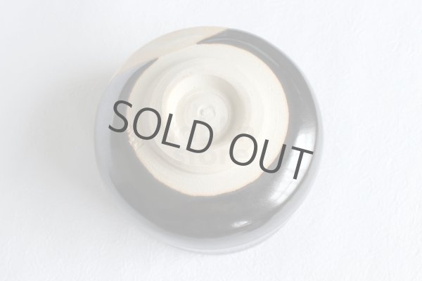 Photo4: Mino yaki ware Japanese tea bowl toga chawan seto tubame black Matcha Green Tea (4)