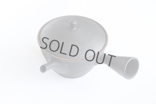 Photo4: Tokoname YT Japanese tea pot kyusu Gyokko line black 300ml (4)