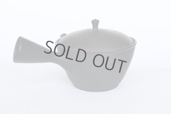 Photo9: Tokoname YT Japanese tea pot kyusu Gyokko line black 300ml (9)