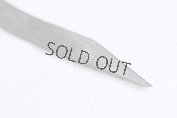 Photo5: Kiridashi Grafting knife Woodworking Okeya Yasuki blue 2 steel Left hand BW 24mm (5)