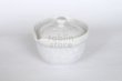 Photo1: Kiyomizu porcelain Japanese tea pot Shiboridashi white crystal glaze Toan 170ml (1)