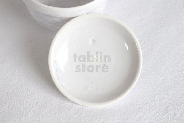 Photo7: Kiyomizu porcelain Japanese tea pot Shiboridashi white crystal glaze Toan 170ml (7)