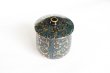 Photo4: Kutani porcelain Futatuki Yunomi blue gold aotibu Japanese tea cup (set of 2) (4)