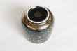 Photo6: Kutani porcelain Futatuki Yunomi blue gold aotibu Japanese tea cup (set of 2) (6)