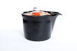 Photo8: Arita Porcelain Japanese tea pot Shunjyu red S type strainer black 375ml (8)