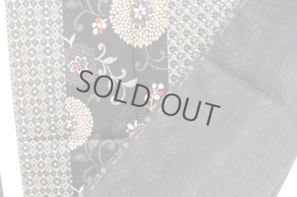 Photo4: Noren Japanese door curtain daichi bassen furununo komon cotton 85 x 150cm (4)